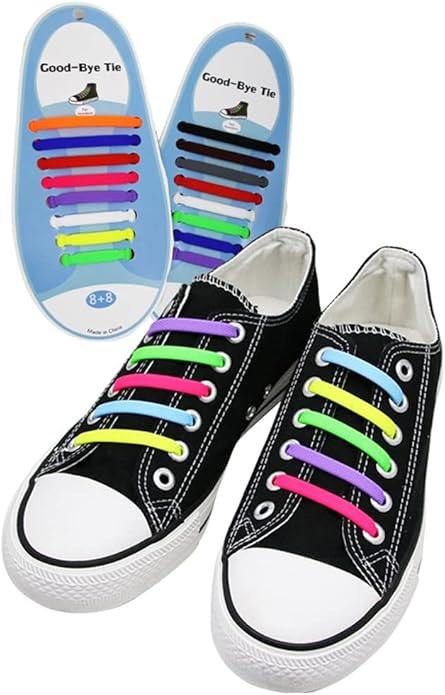 Lazy Tying - Free Elastic Shoelaces - M&M