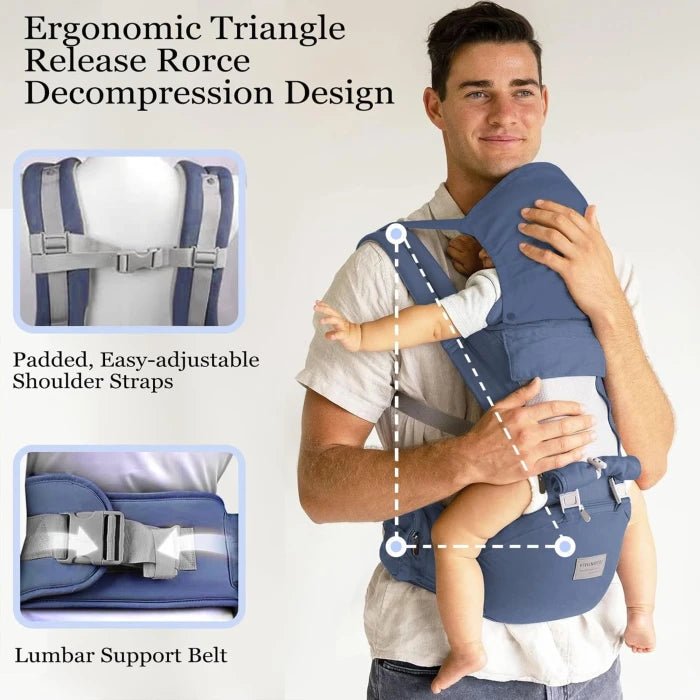 FRUIT TEAM Baby Carriers 3 - in - 1 Baby Wrap Carrier - M&M