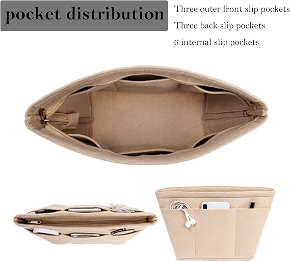 DDUOXIN Purse Organizer Insert - M&M