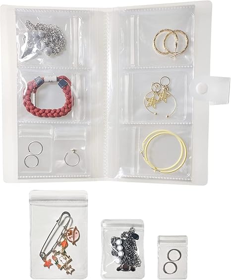 Transparent Jewelry Storage Book - M&M