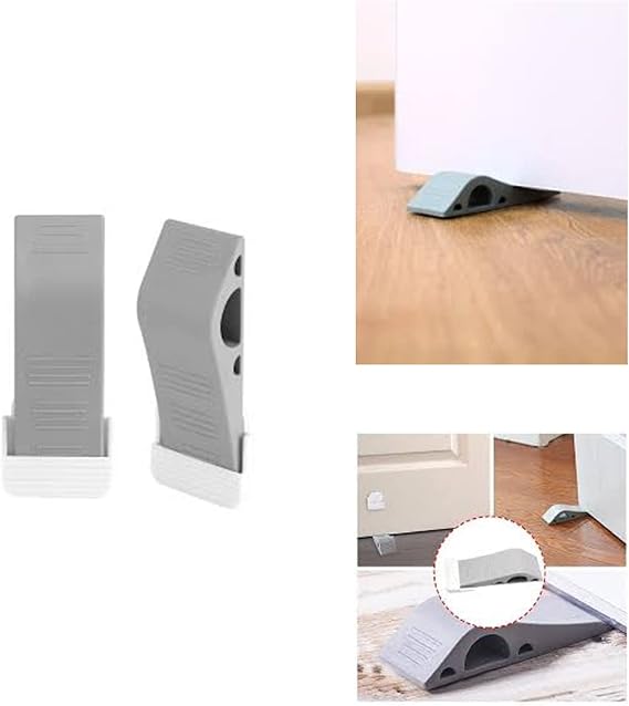 SKY - TOUCH 3 Pieces per Pack Heavy Duty Rubber Door Stoppers - M&M