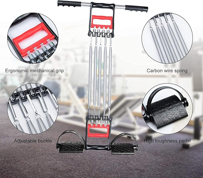 ULTIMAX Chest Expander Arm Strength Multifunctional Exercise Fitness Muscle - M&M