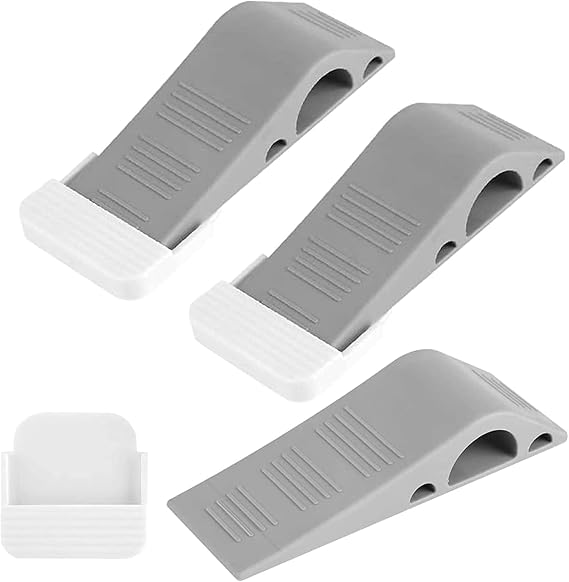 SKY - TOUCH 3 Pieces per Pack Heavy Duty Rubber Door Stoppers - M&M