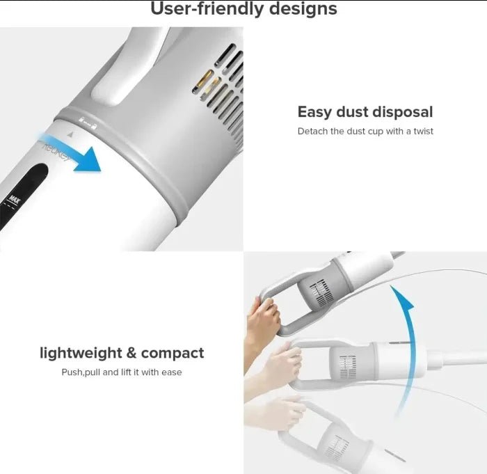 REDKEY Cordless Vacuum Cleaner – Powerful Suction, Lightweight & Rechargeable | Home & Car Use - M&M