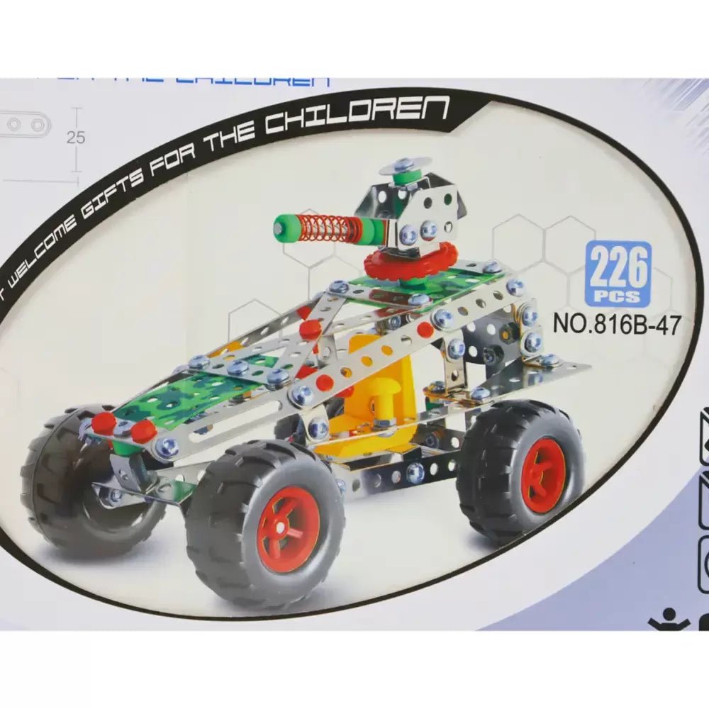 Magical Model Build & Play Creative Toy Set for Kids - 226 Pieces of Educational Building Blocks for DIY Construction, STEM Learning, and Imaginative Play - M&M