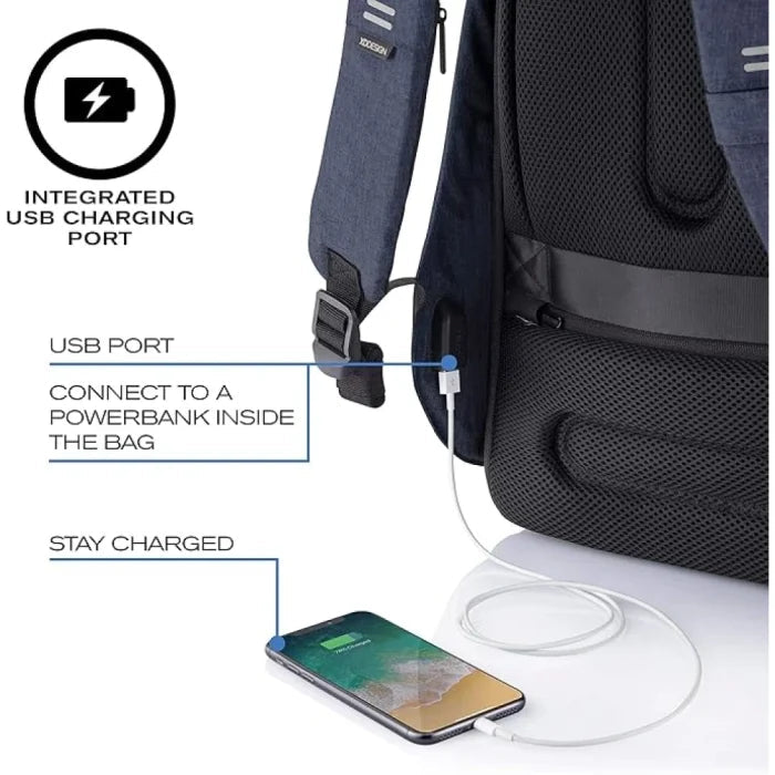 XD Design Bobby Hero Regular Anti - Theft Backpack with USB Charging Port – Secure & Ergonomic Travel Bag | UAE - M&M
