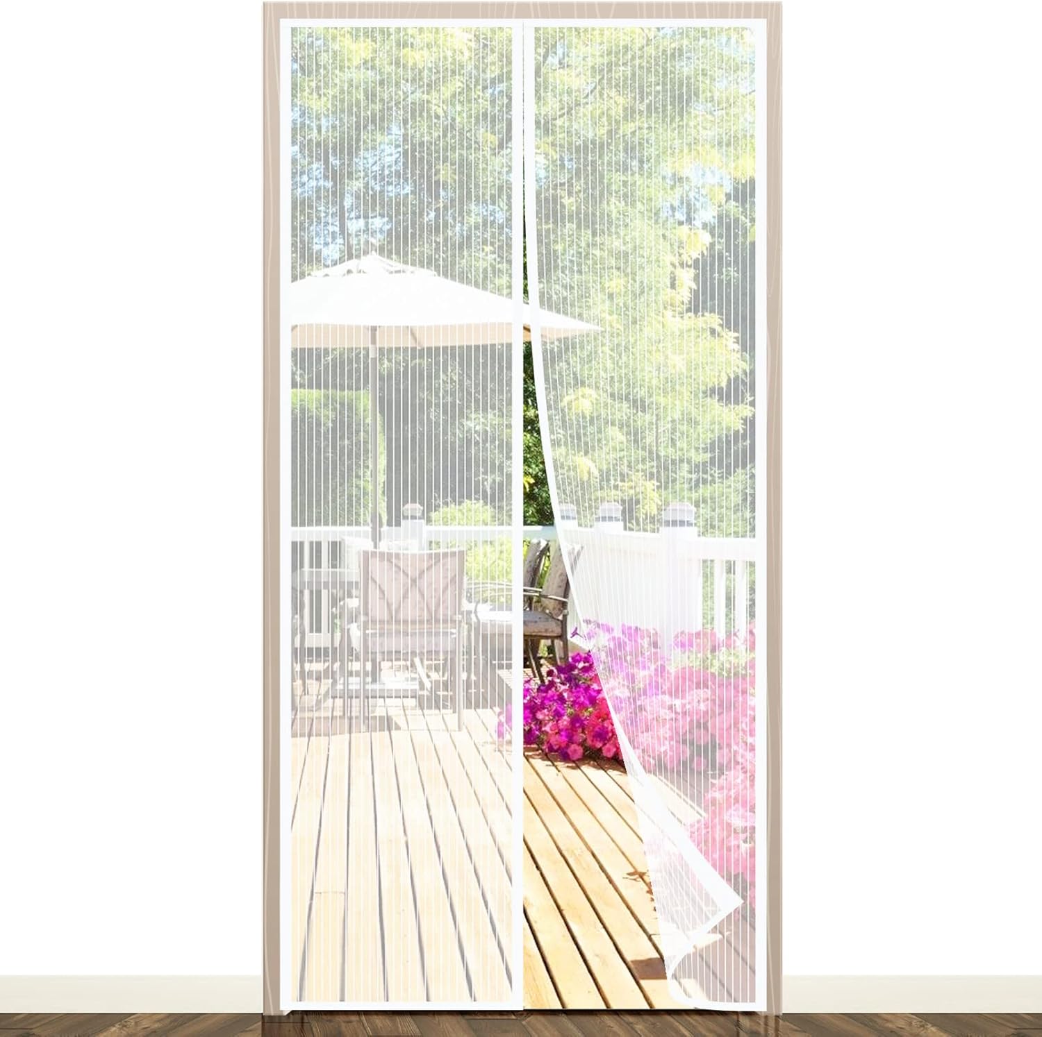 Magnetic Fly Screen Door, EGNBU Anti Mosquito Fly Curtain Door Screens Nets - M&M