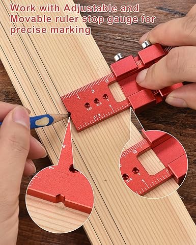 Woodworking Ruler Precision Pocket Rule - M&M