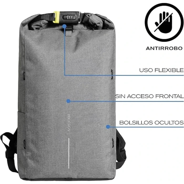 XD Design Bobby Urban Lite Anti - Theft Backpack – Secure, Lightweight & Stylish Travel Bag for Men & Women | UAE - M&M