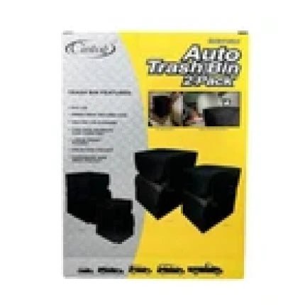 2 PACK of Cintog Wet/Dry Auto Trash Bins – One Large and One Small Bin - M&M