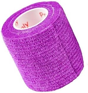 Prairie Horse Supply Vet Wrap Tape (Purple) (2 Pack) (2 Inch x 15 feet) Self - M&M