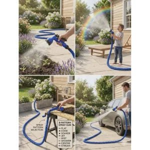 Flexible Expanding Water Hose Garden Hose Shrink Expandable Flexible Water - M&M