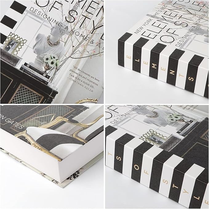 THE WHITE SHOP 4PCS Decorative Books - M&M