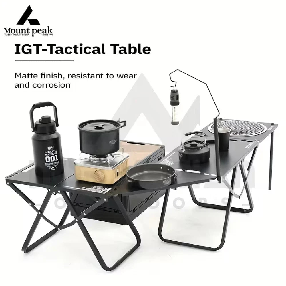 Portable Folding Tactical Outdoor Table with Adjustable Height - M&M