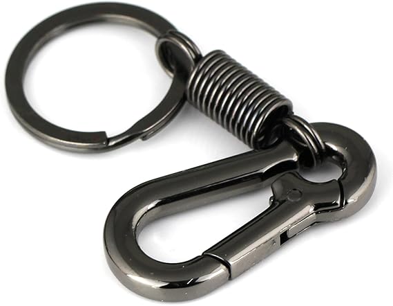 Maycom® Retro Style Simple Strong Carabiner Shape Keychain Key Chain Ring - M&M