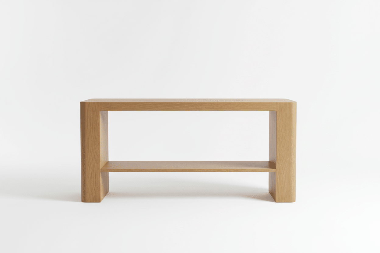 Harper Console Table – Handcrafted Solid Wood - M&M