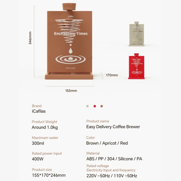 Easy Delivery Portable Coffee Brewer – Compact Travel Coffee Maker for Home, Office & On - the - Go Use | UAE - M&M