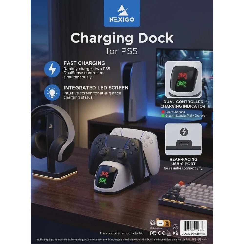 NEXIGO Charging Dock for PS5 - M&M