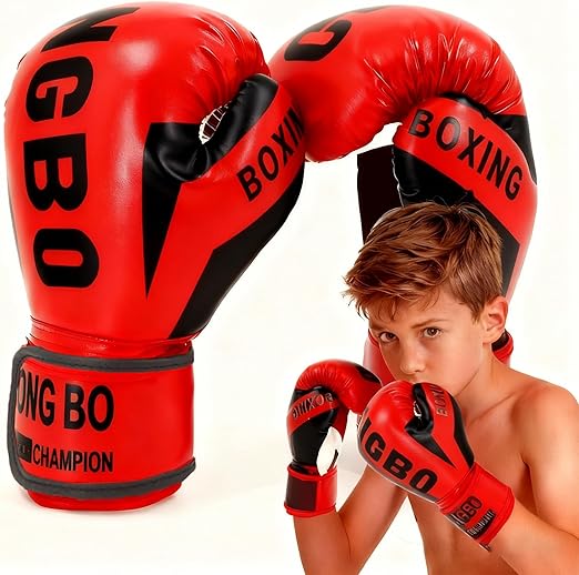 Kids Boxing Gloves, Child Boys and Girls Training Sparring Gloves for - M&M