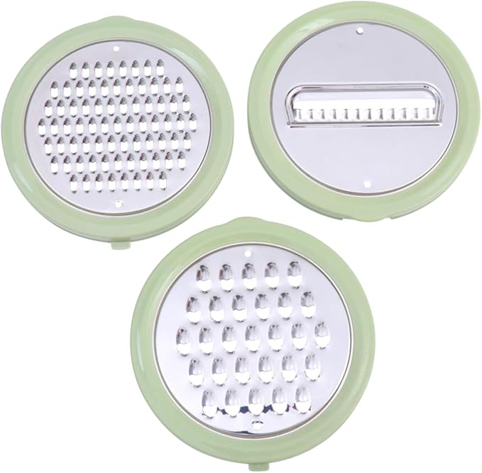 Alipis 3 - in - 1 Multi - Functional Stainless Steel Drain Basket & Grater Set - M&M