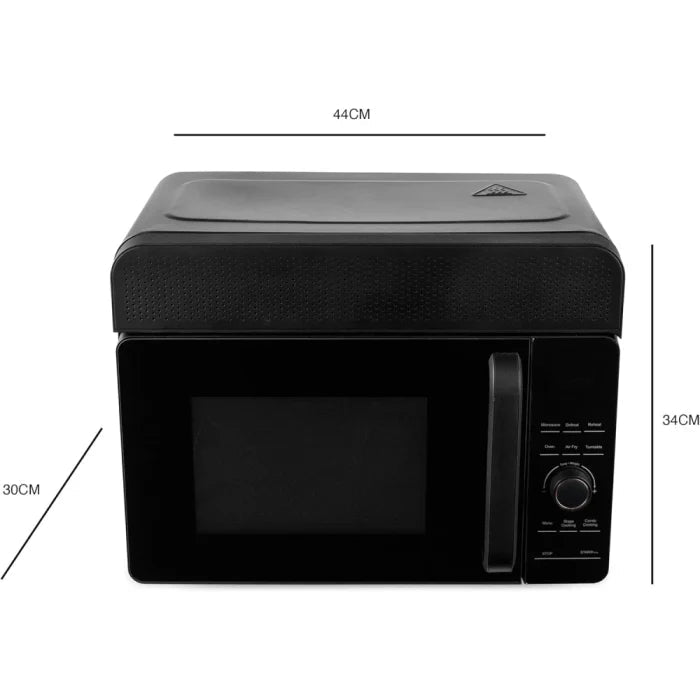 Salter EK5654 DuoWave 2 - in - 1 Air Fryer & Microwave – 20L, Air Fry Crisp & Cook, Combi Roast & Bake, Microwave Reheat & Defrost, 24.5cm Turntable, 8 Auto - Cook Functions, Includes Basket/Rack, 700W - M&M