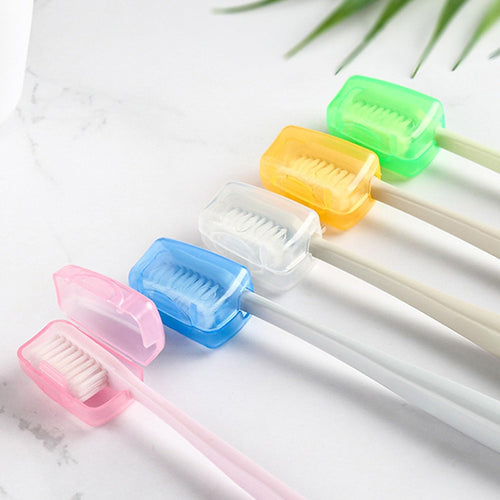 20 Pack Travel Toothbrush Head Covers Toothbrush Protector Cap Brush Pod - M&M
