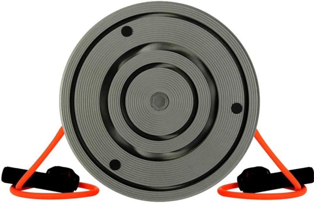 Twisting Waist Disc – Ab Twister Board with Resistance Pilates Ropes for Aerobic Exercise & Core Strength Training - M&M