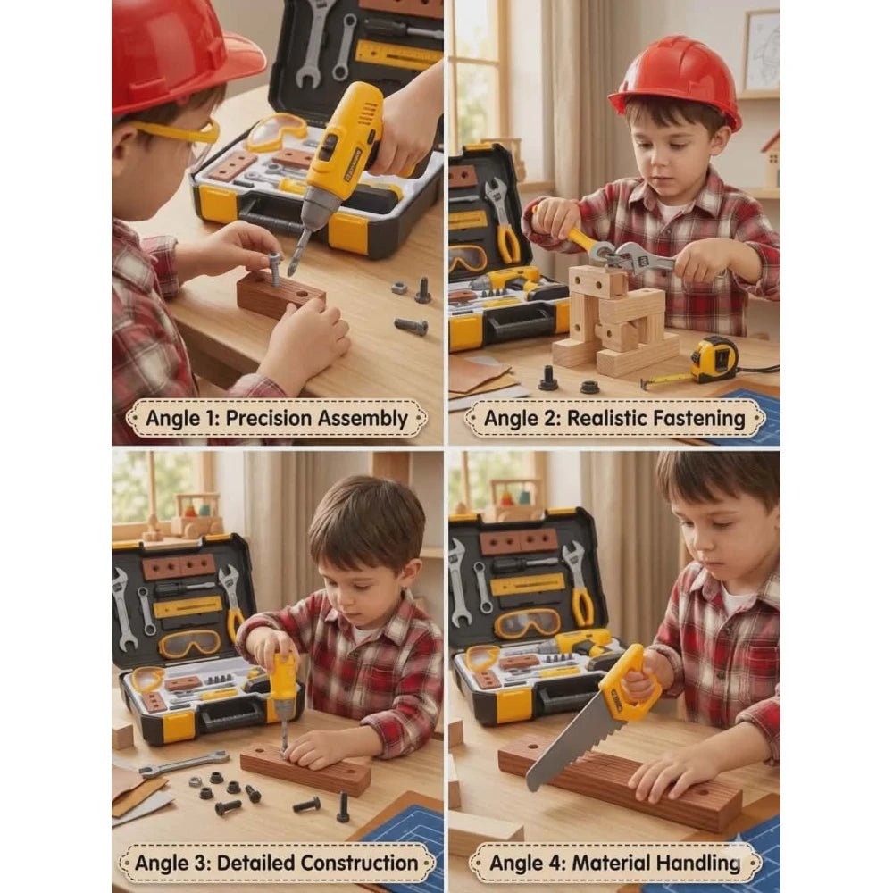 HYRENEE Tool Set For Kids - M&M