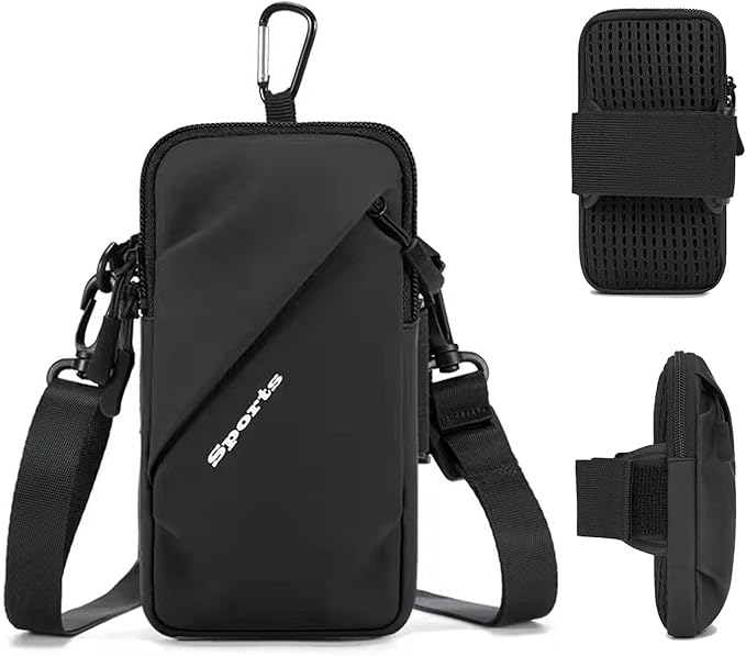 Phone Holder Arm Bands, Small Crossbody Shoulder Holsters Bag with Arm Band - M&M