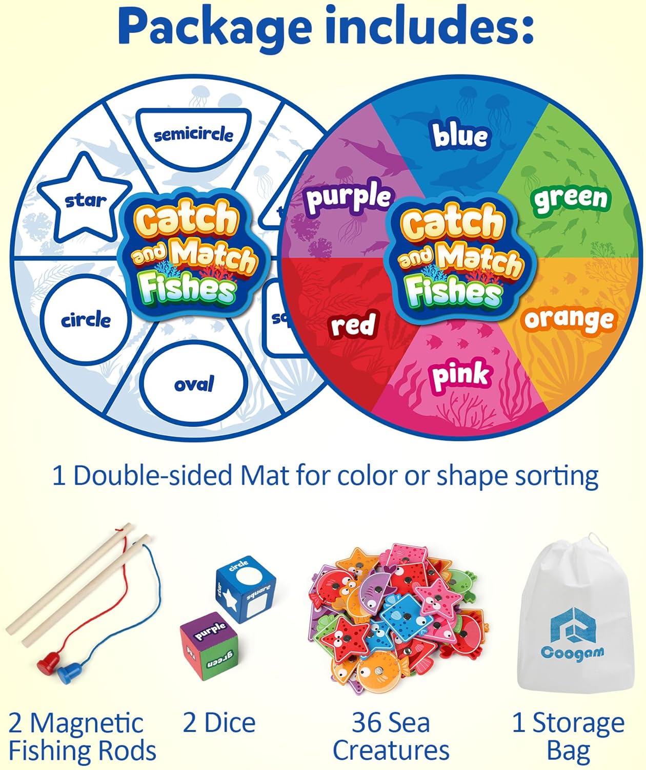 Coogam Montessori Toy for Toddlers - M&M