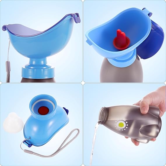 Travel Urinal, Baby Child Potty Urinal Emergency Toilet, Portable Emergency - M&M