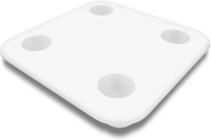 Xiaomi Mi Body Composition Scale, 10 precise body data points, Mi Fit App, store up to 16 user profiles, strong tempered glass with anti - slip finish – White - M&M