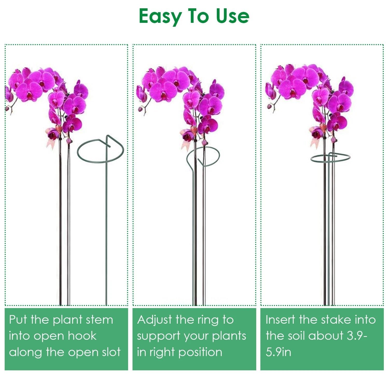 Single Stem Plant Support Stakes - M&M