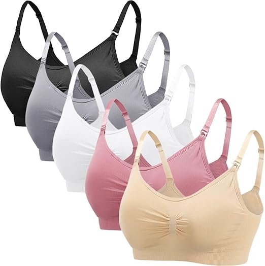 Dress Cici 5 - Piece Nursing Bra Set - M&M