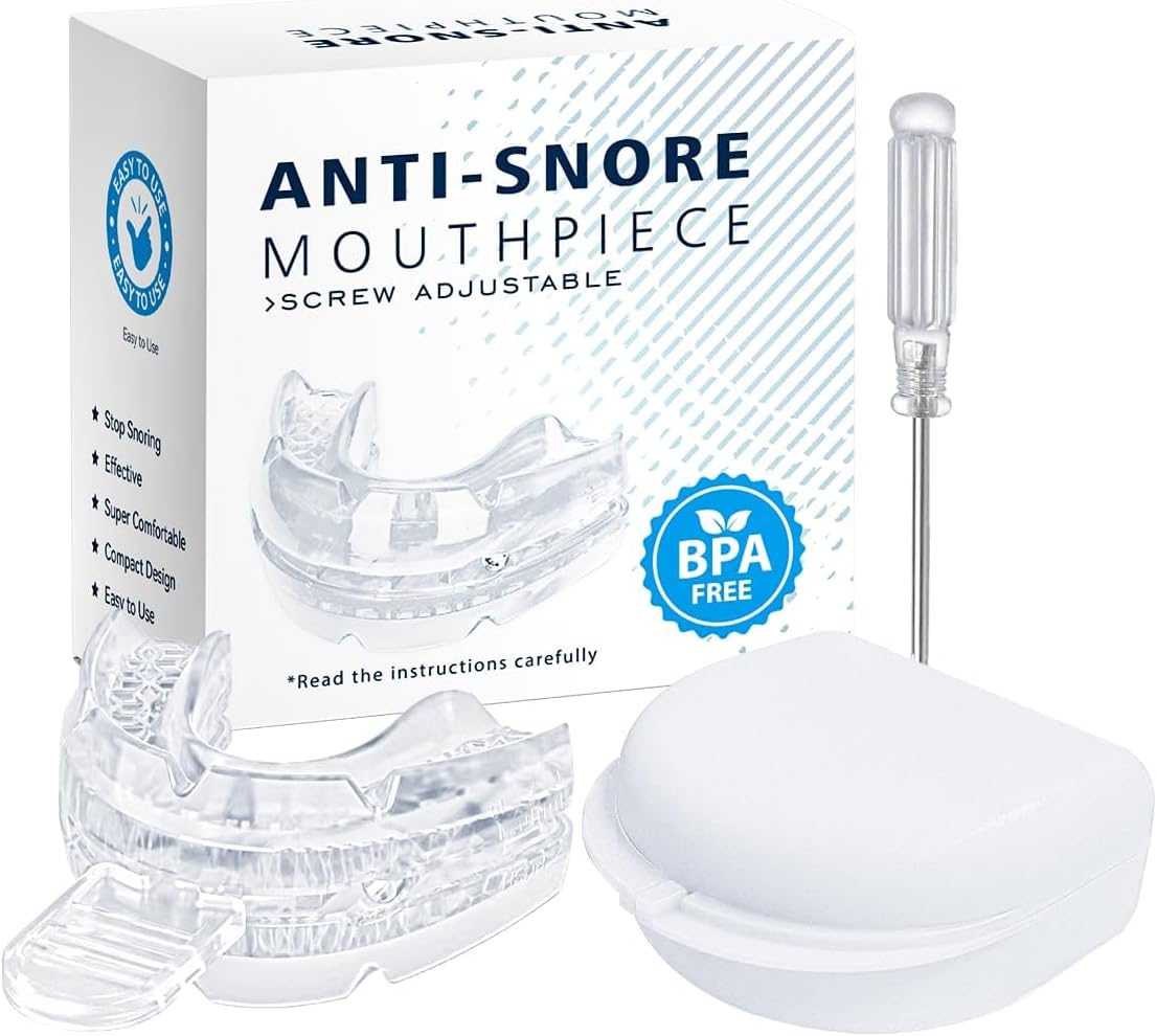Anti Snore Mouth Guard, Adjustable Anti Snoring Device, Effective Stop - M&M