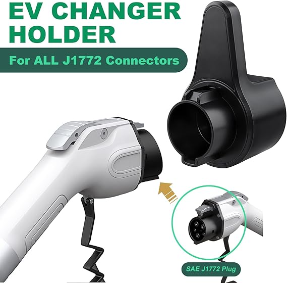 KASTWAVE EV Charger Holder, ABS Waterproof Wall - Mount Electric Vehicle - M&M