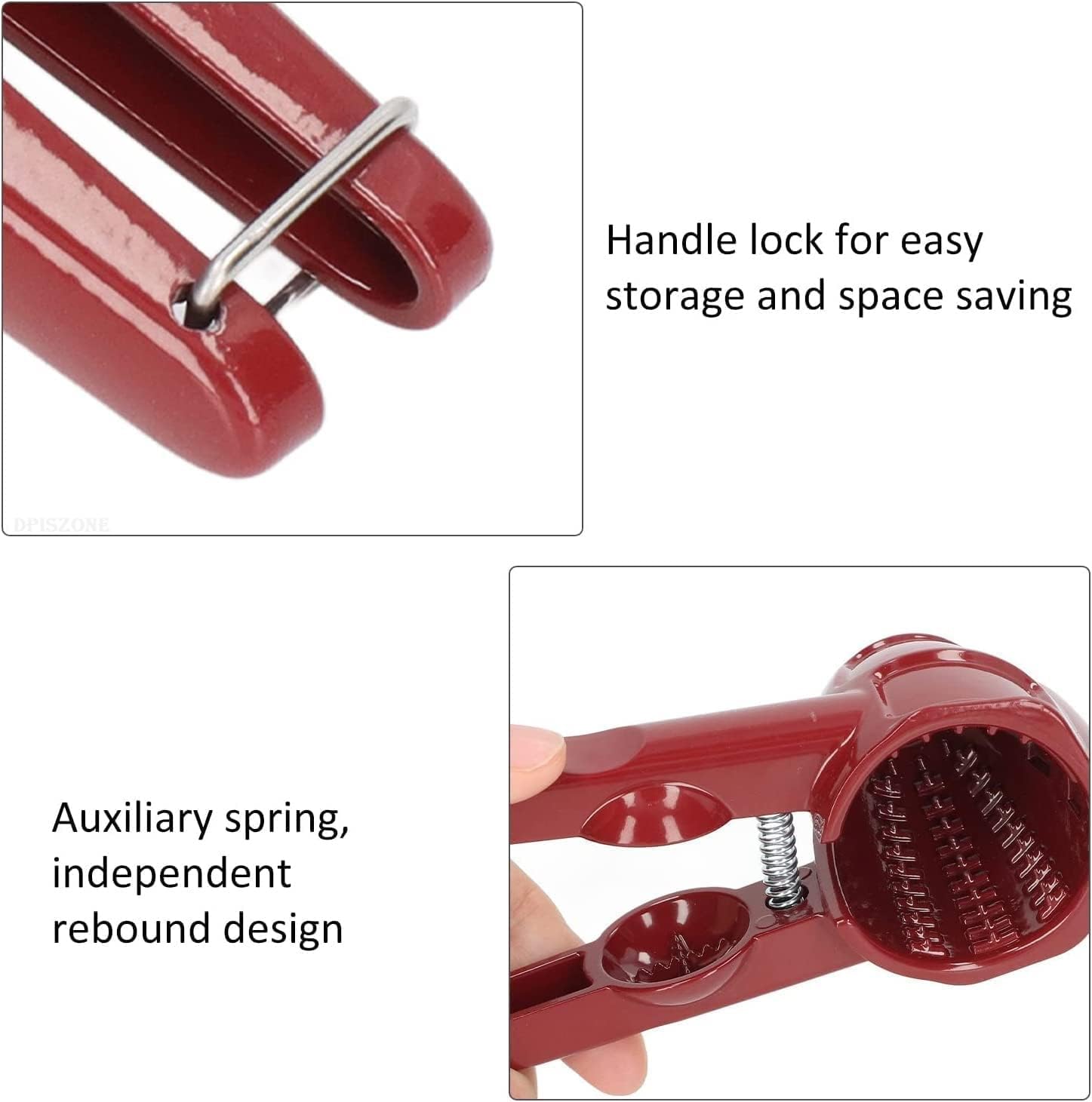 Multifunction Stainless Steel Walnut Cracker – Heavy - Duty Nut Opener Tool for Walnuts, Almonds, Hazelnuts, Pistachios & Sunflower Seeds - M&M