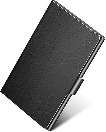 MaxGear Metal Business Card Holder for Men & Women - M&M