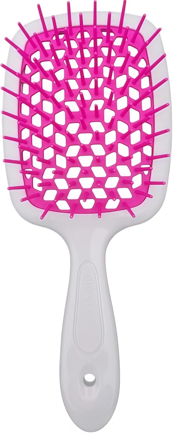 Detangling Hair Brush, Hollow - Out Massage Curl Comb for Natural Curly Wet - M&M