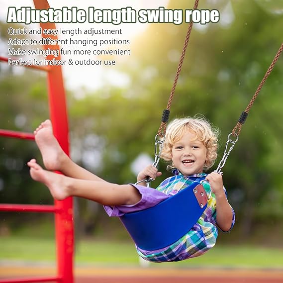 Adjustable Tree Rope Swing (2 Pack) - M&M