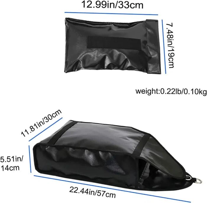 NAIZEA Adjustable Weight Sled Trainer – Speed & Resistance Training Sled with 4 Sandbags | Indoor Sprinter Workout Equipment - M&M