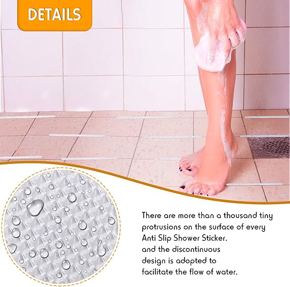 72 Pieces Anti Slip Shower Stickers Set - M&M