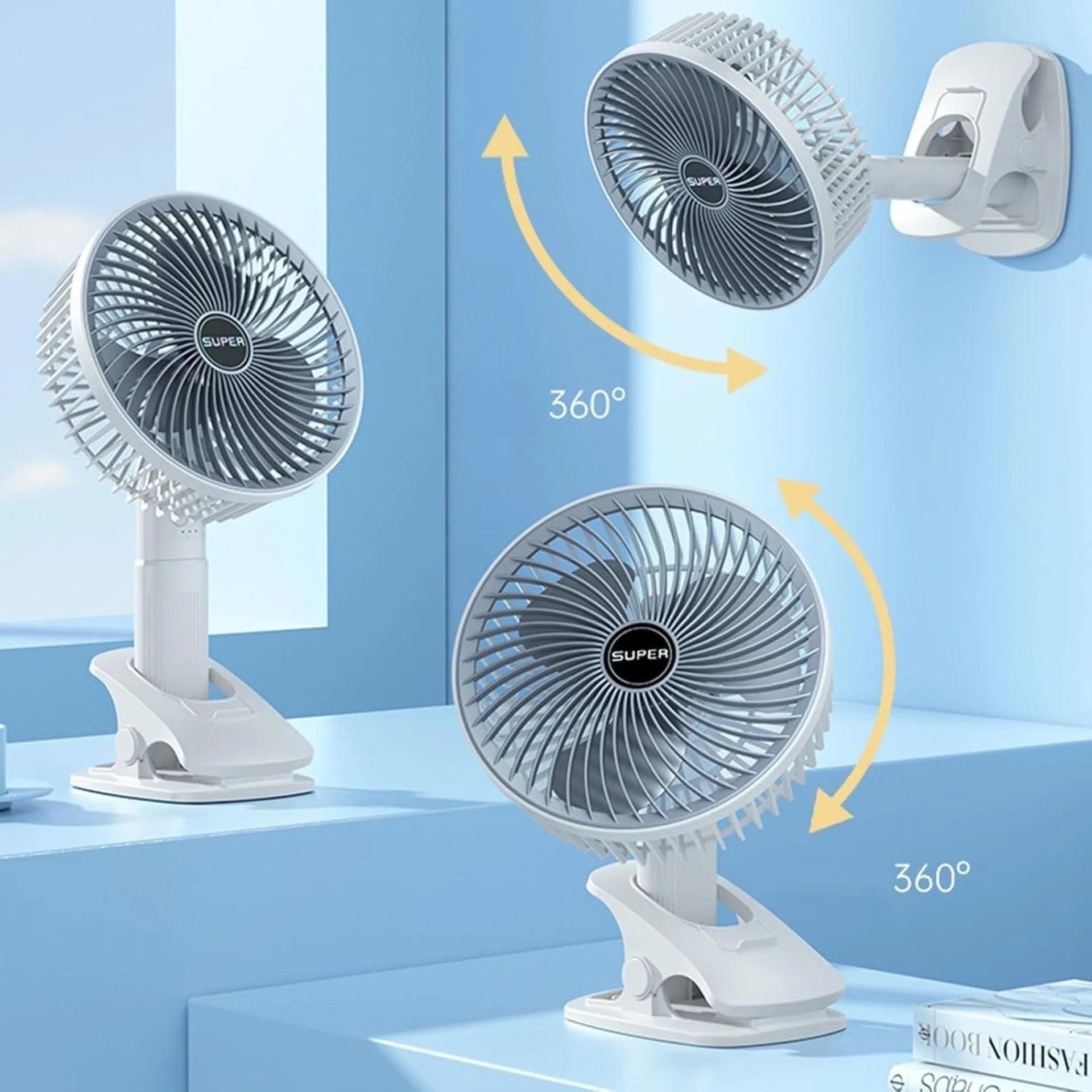 Dat USB Portable Fan I LITE, Assorted, IT - 361 - M&M