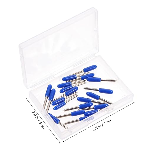 PLAFOPE 20pcs Engraving Blade Tungsten Cutting Blades Lettering Cutters for - M&M