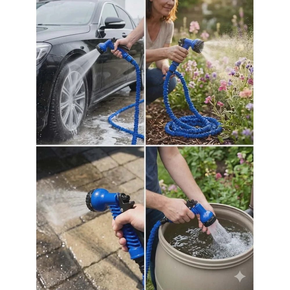Flexible Expanding Water Hose Garden Hose Shrink Expandable Flexible Water - M&M