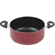 Non - Stick Casserole Stockpot with Tempered Glass Lid - M&M