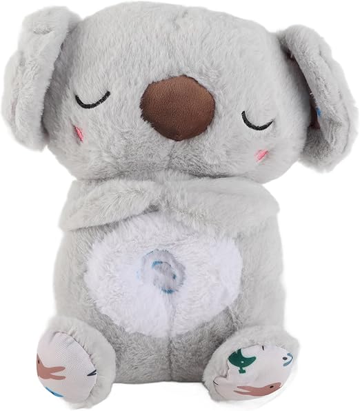 Anxiety Relief Koala, Soothing Breathing Koala Plush Toy with Music Lighting - M&M