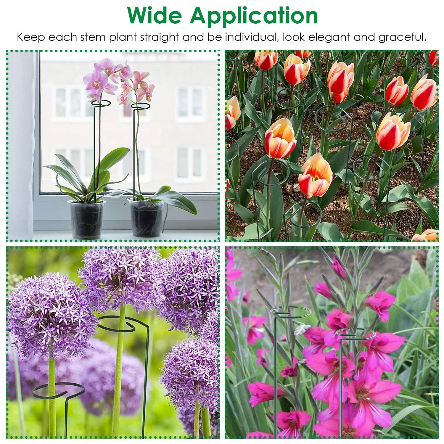 Single Stem Plant Support Stakes - M&M
