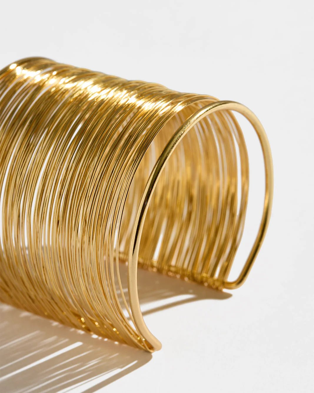 Premium Gold Embellished Cuff Bracelet – Luxury Statement Open Bangle for Women - M&M