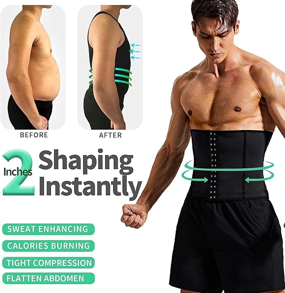 THE WHITE SHOP Waist Trainer Trimmer for Men - M&M